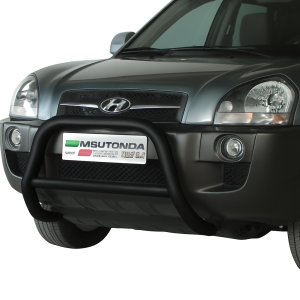 Pushbar | Hyundai | Tucson 04-10 5d suv. | RVS zwart Medium Bar CE-keur