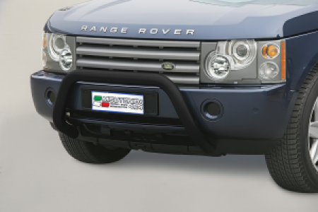 Pushbar | geschikt voor Land Rover | Range Rover 05-09 5d suv. | RVS zwart Super Bar