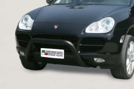 Pushbar | geschikt voor Porsche | Cayenne 02-07 5d suv. 955 / Cayenne 07-10 5d suv. 957 | zwart Super Bar RVS