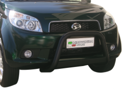 Pushbar | geschikt voor Daihatsu | Terios 06-10 5d suv. | CX / SX / O.F. versie | zwart Medium Bar RVS CE-keur