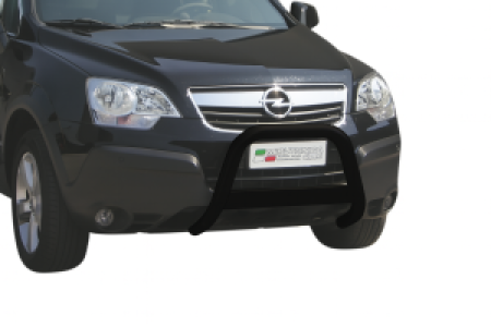 Pushbar | Opel | Antara 07-11 5d suv. | zwart Medium Bar RVS CE-keur