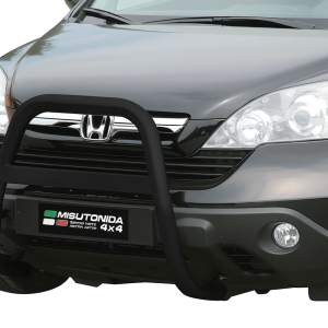 Pushbar | geschikt voor Honda | CR-V 07-10 5d suv. | RVS zwart High Medium Bar