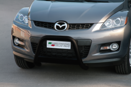 Pushbar | geschikt voor Mazda | CX-7 07-09 5d suv. | RVS zwart Medium Bar