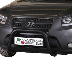 Pushbar | geschikt voor Hyundai | Santa Fe 10-12 5d suv. | RVS zwart Super Bar CE-keur