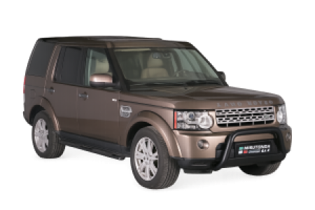 Pushbar | Land Rover | Discovery 13-16 5d suv. | RVS zwart Medium Bar CE-keur