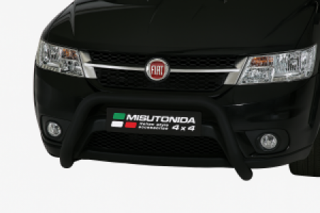 Pushbar | Fiat | Freemont 11- 5d mpv. | RVS zwart Super Bar CE-keur