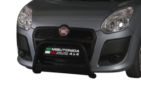 Pushbar | Fiat | Doblò 10-15 5d mpv. | RVS zwart Medium Bar CE-keur