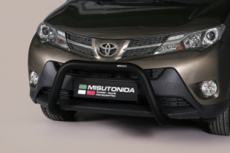 Pushbar | geschikt voor Toyota | RAV4 13-16 5d suv. | zwart Super Bar RVS CE-keur