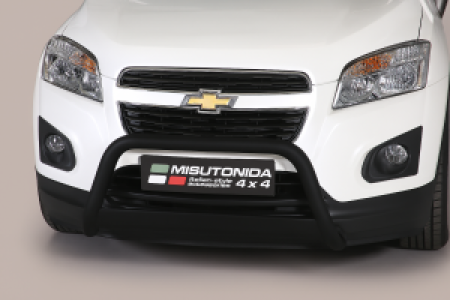 Pushbar | geschikt voor Chevrolet | Trax 13-14 5d sta. | RVS zwart Medium Bar CE-keur
