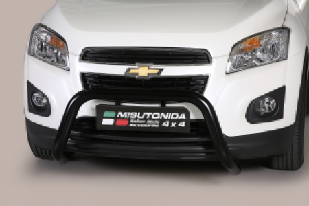 Pushbar | geschikt voor Chevrolet | Trax 13-14 5d sta. | RVS zwart Super Bar CE-keur