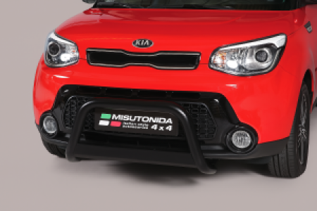 Pushbar | geschikt voor Kia | Soul 14- 5d hat. | RVS zwart Medium Bar CE-keur