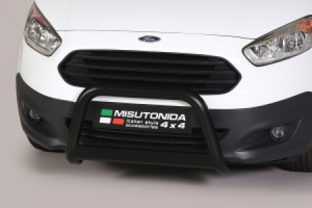 Pushbar | Ford | Transit Courier 14-18 4d bes. | RVS zwart Medium Bar CE-keur