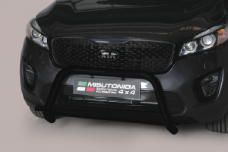 Pushbar | geschikt voor Kia | Sorento 15- 5d suv. | RVS zwart Super Bar CE-keur