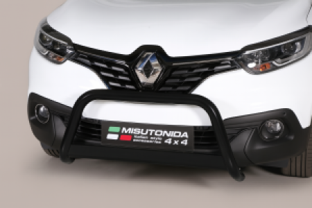Pushbar | Renault | Kadjar 15- 5d mpv. | zwart Medium Bar RVS CE-keur