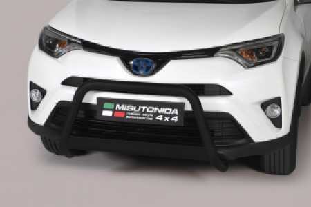 Pushbar | geschikt voor Toyota | RAV4 16-18 5d suv. | zwart Medium Bar RVS CE-keur