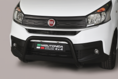 Pushbar | Fiat | Talento Combi 16- 4d bus. | RVS zwart Medium Bar CE-keur