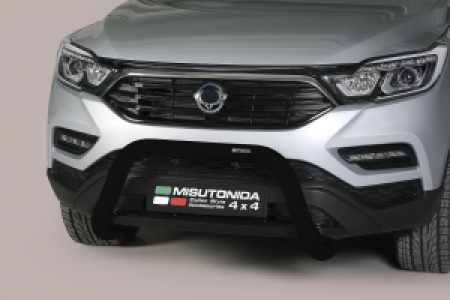 Pushbar | geschikt voor Ssangyong | Musso 18- 4d pic. / Rexton 17- 5d suv. | RVS rvs zilver Super Bar CE-keur