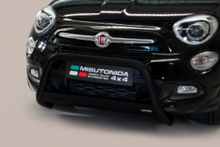 Pushbar | Fiat | 500X 15- 5d suv. | RVS zwart Medium Bar CE-keur