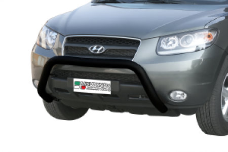 Pushbar | geschikt voor Hyundai | Santa Fe 06-10 5d suv. | RVS zwart Super Bar