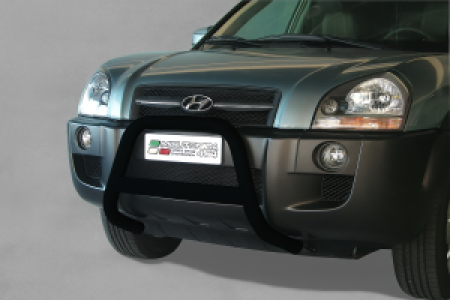 Pushbar | Hyundai | Tucson 04-10 5d suv. | RVS zwart Medium Bar