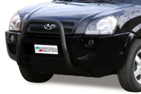 Pushbar | Hyundai | Tucson 04-10 5d suv. | RVS zwart High Medium Bar