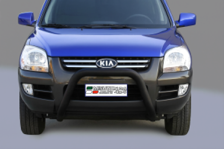 Pushbar | Kia | Sportage 04-07 5d suv. / Sportage 07-08 5d suv. | RVS zwart Super Bar