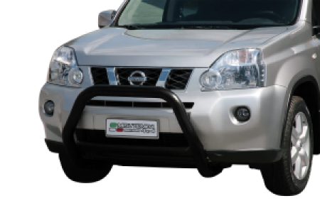 Pushbar | geschikt voor Nissan | X-Trail 07-10 5d suv. | zwart Super Bar RVS