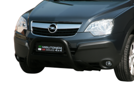 Pushbar | Opel | Antara 07-11 5d suv. | zwart Medium Bar RVS