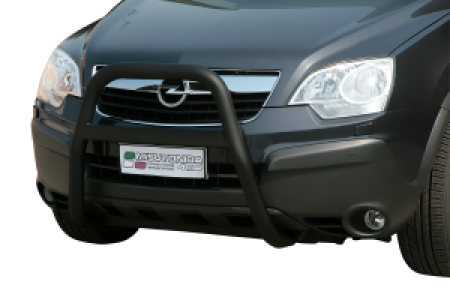 Pushbar | Opel | Antara 07-11 5d suv. | zwart High Medium Bar RVS