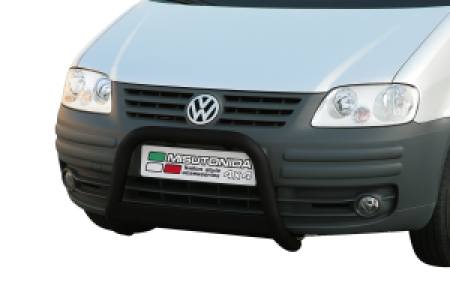 Pushbar | geschikt voor Volkswagen | Caddy Combi 04-10 4d mpv. | zwart Medium Bar RVS