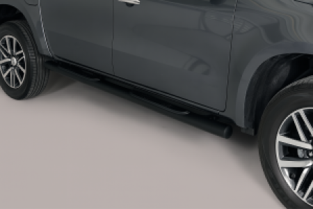 Side Bars | geschikt voor Audi | Q5 08-12 5d suv. / Q5 12-17 5d suv. | RVS zwart Grand Pedana