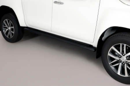 Side Bars | geschikt voor Chevrolet | Captiva 06-11 5d suv. | RVS zwart Oval Grand Pedana
