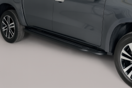 Side Bars | geschikt voor Chevrolet | Trax 13-14 5d sta. | RVS zwart Oval Grand Pedana