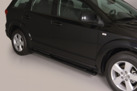 Side Bars | Fiat | Freemont 11- 5d mpv. | RVS zwart Design Side Protection