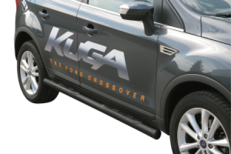 Side Bars | Ford | Kuga 08-13 5d suv. | RVS zwart Grand Pedana