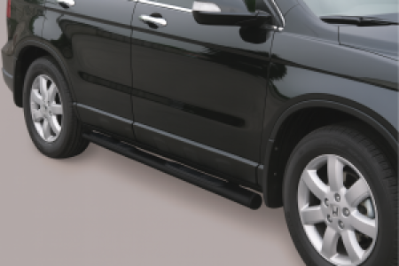 Side Bars | geschikt voor Honda | CR-V 07-10 5d suv. | RVS zwart Design Side Protection