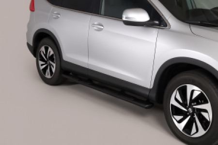 Side Bars | geschikt voor Honda | CR-V 15- 5d suv. | RVS zwart Design Side Protection