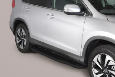 Side Bars | geschikt voor Honda | CR-V 15- 5d suv. | RVS zwart Pedana