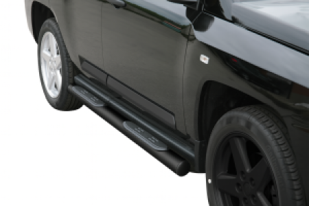 Side Bars | geschikt voor Jeep | Compass 06-11 5d suv. | RVS zwart Grand Pedana
