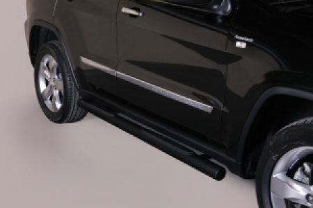 Side Bars | geschikt voor Jeep | Grand Cherokee 11-13 5d suv. | RVS zwart Grand Pedana