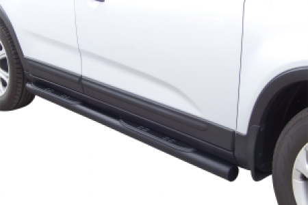Side Bars | geschikt voor Kia | Sorento 09-12 5d suv. | RVS zwart Grand Pedana