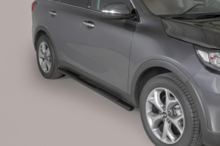 Side Bars | geschikt voor Kia | Sorento 15- 5d suv. | RVS zwart Design Side Protection