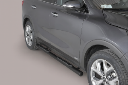 Side Bars | geschikt voor Kia | Sorento 15- 5d suv. | RVS zwart Grand Pedana