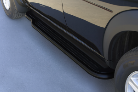 Side Bars | geschikt voor Land Rover | Freelander Station Wagon 98-07 5d suv | zwart Pedana RVS