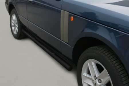 Side Bars | geschikt voor Land Rover | Range Rover 05-09 5d suv. | RVS zwart Grand Pedana