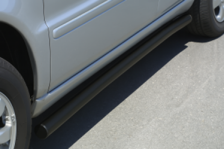 Side Bars | geschikt voor Mercedes-Benz | M-klasse 01-05 5d suv. W163 | RVS zwart Grand Pedana | 270/400 CDI