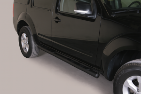 Side Bars | geschikt voor Nissan | Pathfinder 10-14 5d suv. | zwart Grand Pedana RVS