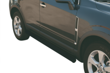 Side Bars | Opel | Antara 07-11 5d suv. | zwart Grand Pedana RVS