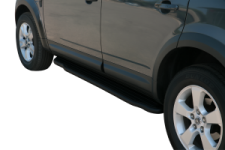 Side Bars | Opel | Antara 07-11 5d suv. | zwart Pedana RVS