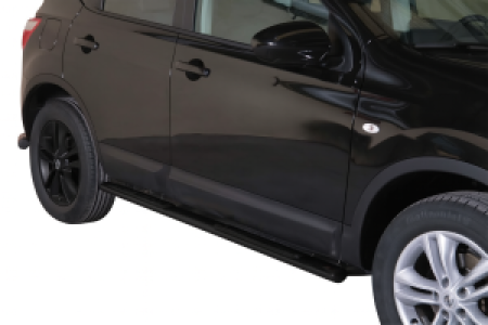 Side Bars | Renault | Koleos 08-10 5d suv. | zwart Design Side Protection RVS
